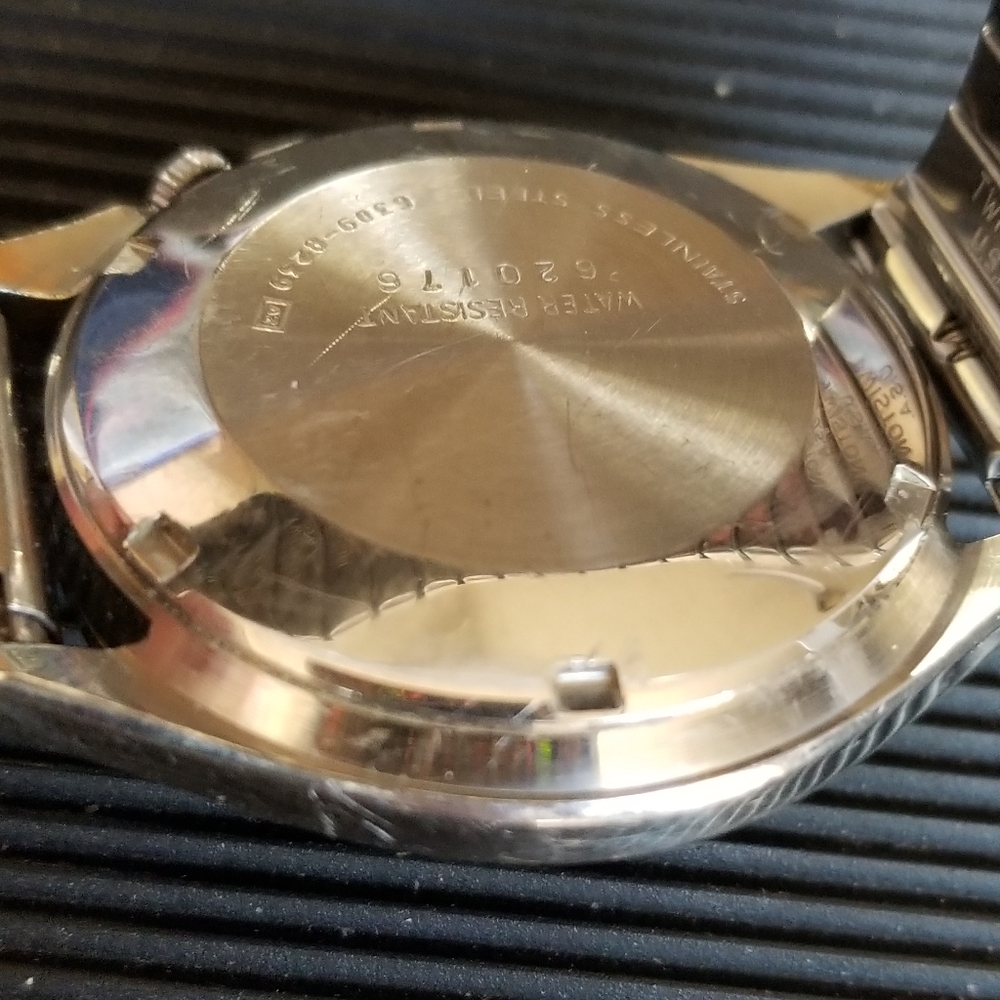 Vintage Cool Seiko Automatic 17 Jewels 6309 8239 A2 Men's Day Date Watch - Picture 6 of 12